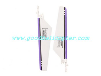 great-wall-9958-xieda-9958 helicopter parts main blades (purple-white color) - Click Image to Close